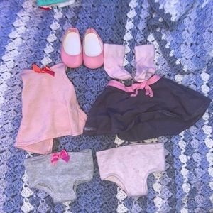 american girl jacket and bow outfit